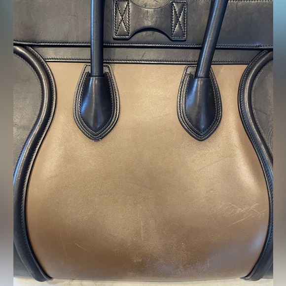 Celine Luggage Bag - Tri-color in the smooth calfskin - Picture 4 of 11